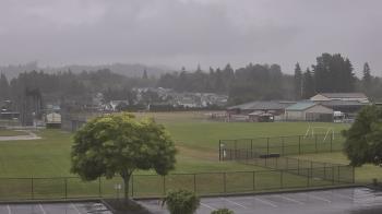 Weather camera view of Granite Falls High School.