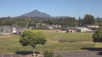 Weather camera view of Granite Falls High School.