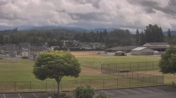 Weather camera view of Granite Falls High School.