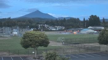 Weather camera view of Granite Falls High School.