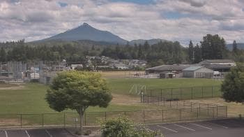 Weather camera view of Granite Falls High School.