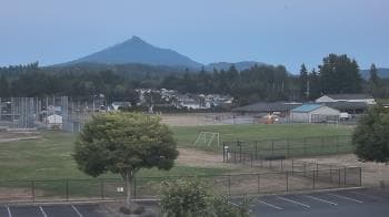 Weather camera view of Granite Falls High School.