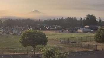 Weather camera view of Granite Falls High School.