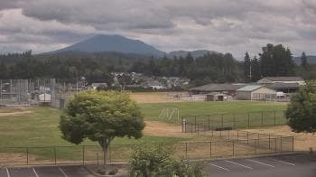 Weather camera view of Granite Falls High School.