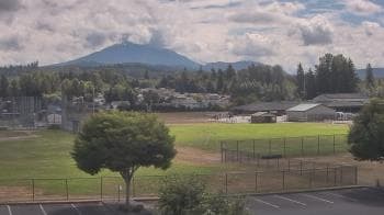 Weather camera view of Granite Falls High School.