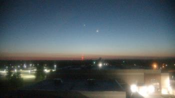 Weather camera view of Gravette High School.