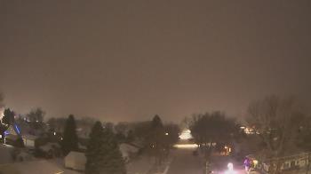 Weather camera view of Sibley East Middle and High School.