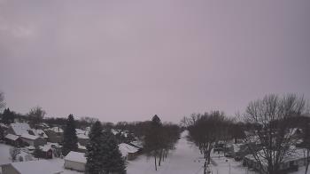 Weather camera view of Sibley East Middle and High School.