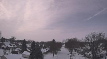 Weather camera view of Sibley East Middle and High School.