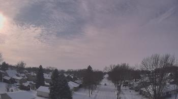 Weather camera view of Sibley East Middle and High School.