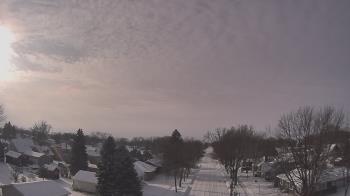 Weather camera view of Sibley East Middle and High School.