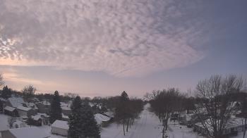 Weather camera view of Sibley East Middle and High School.
