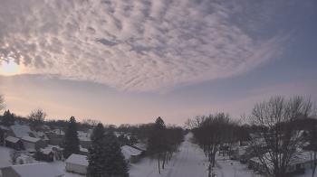 Weather camera view of Sibley East Middle and High School.