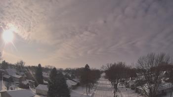 Weather camera view of Sibley East Middle and High School.