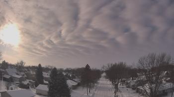 Weather camera view of Sibley East Middle and High School.