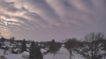 Weather camera view of Sibley East Middle and High School.