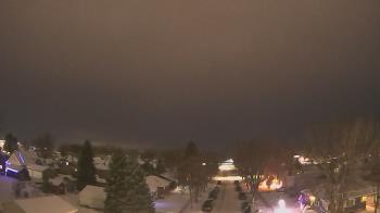 Weather camera view of Sibley East Middle and High School.