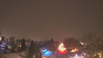 Weather camera view of Sibley East Middle and High School.