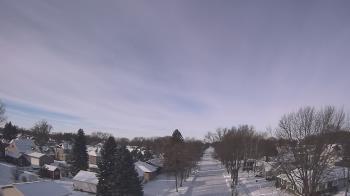 Weather camera view of Sibley East Middle and High School.