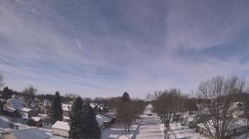 Weather camera view of Sibley East Middle and High School.