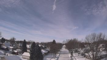 Weather camera view of Sibley East Middle and High School.