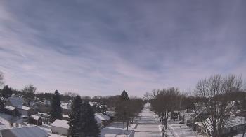 Weather camera view of Sibley East Middle and High School.