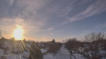 Weather camera view of Sibley East Middle and High School.