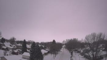 Weather camera view of Sibley East Middle and High School.