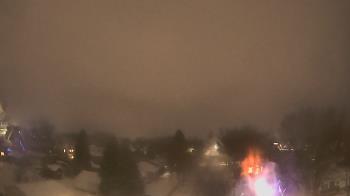 Weather camera view of Sibley East Middle and High School.
