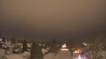 Weather camera view of Sibley East Middle and High School.