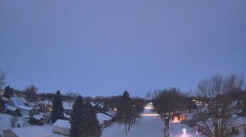 Weather camera view of Sibley East Middle and High School.