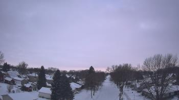 Weather camera view of Sibley East Middle and High School.