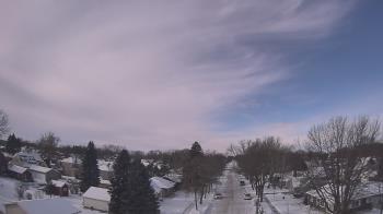 Weather camera view of Sibley East Middle and High School.