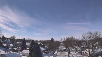 Weather camera view of Sibley East Middle and High School.