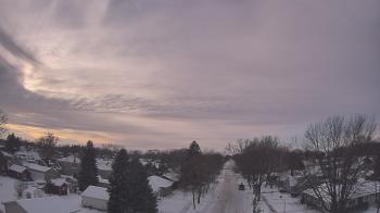 Weather camera view of Sibley East Middle and High School.