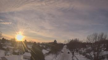 Weather camera view of Sibley East Middle and High School.