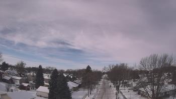 Weather camera view of Sibley East Middle and High School.