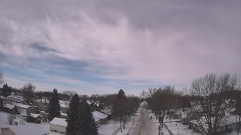 Weather camera view of Sibley East Middle and High School.