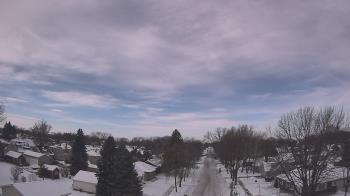 Weather camera view of Sibley East Middle and High School.