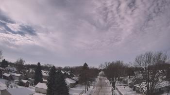 Weather camera view of Sibley East Middle and High School.