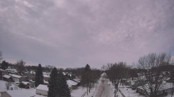 Weather camera view of Sibley East Middle and High School.