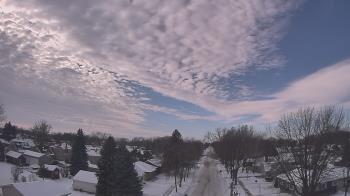 Weather camera view of Sibley East Middle and High School.