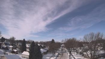 Weather camera view of Sibley East Middle and High School.