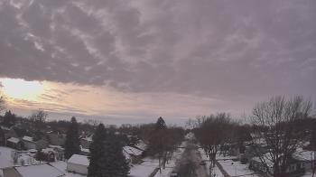Weather camera view of Sibley East Middle and High School.