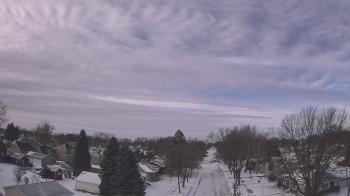 Weather camera view of Sibley East Middle and High School.