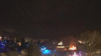 Weather camera view of Sibley East Middle and High School.