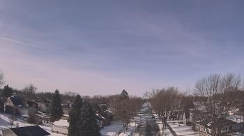 Weather camera view of Sibley East Middle and High School.