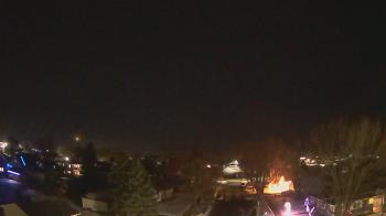 Weather camera view of Sibley East Middle and High School.