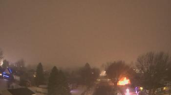 Weather camera view of Sibley East Middle and High School.