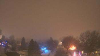 Weather camera view of Sibley East Middle and High School.